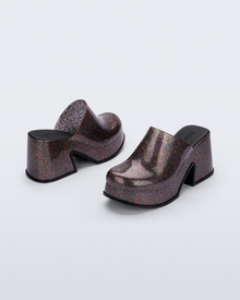 Womens | Mia Heel | Mixed Glitter Glass
