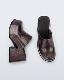 Mia Heel | Mixed Glitter Glass