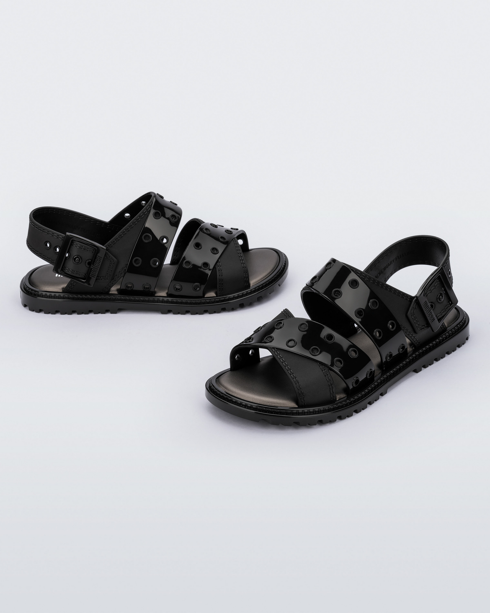 Melissa Lock Sandal | Black