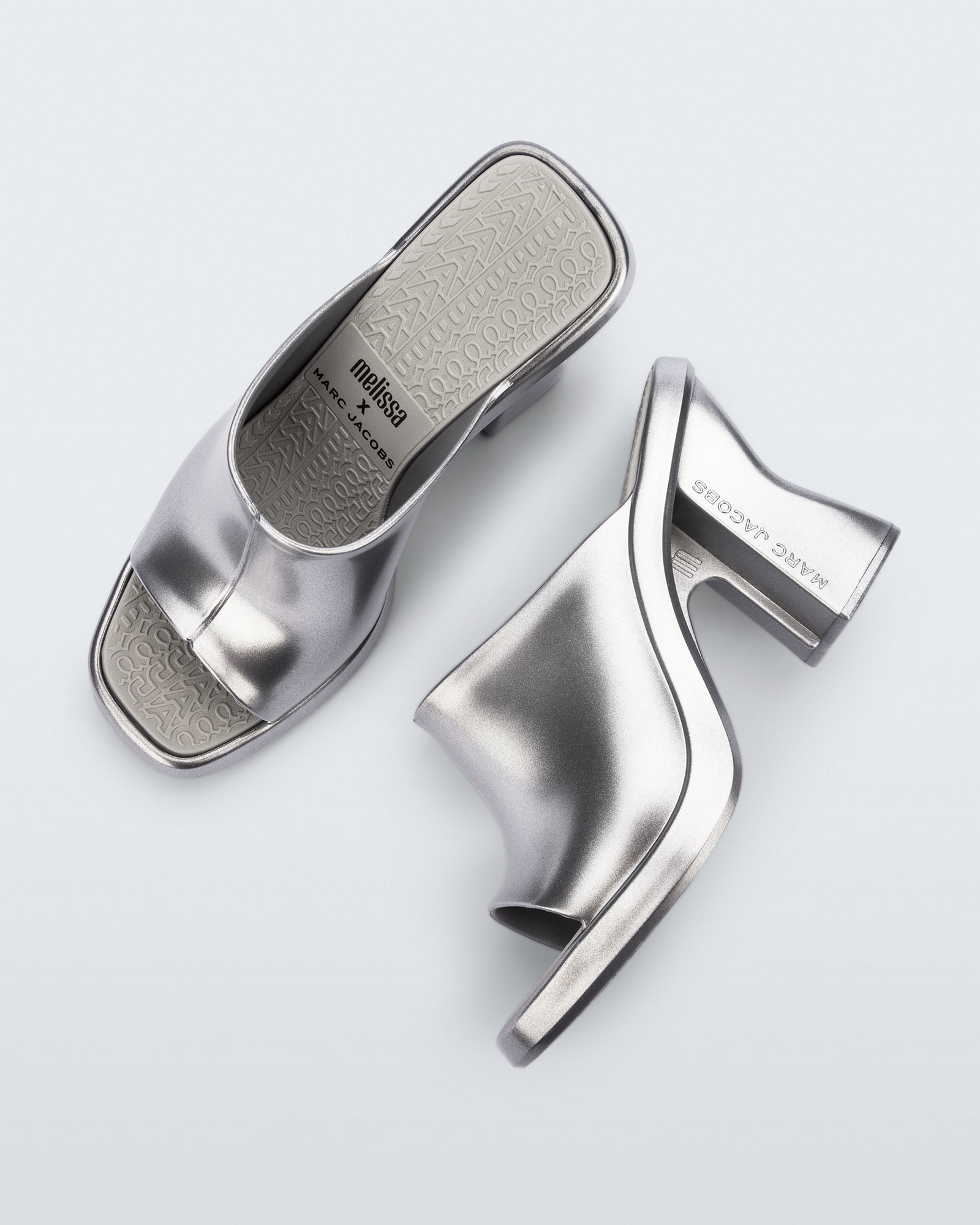 Melissa | Womens | Melissa and Marc Jacobs Mule | Silv/Grey