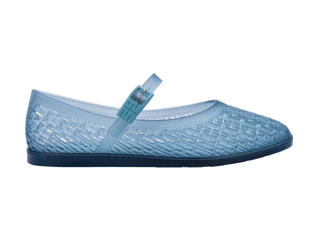 Womens | Harper Ballerina | Transparent Blue