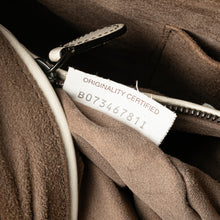 Bottega Veneta | Pre-Owned Nappa Intrecciato Check Grommet Palio Crossbody | White/Black