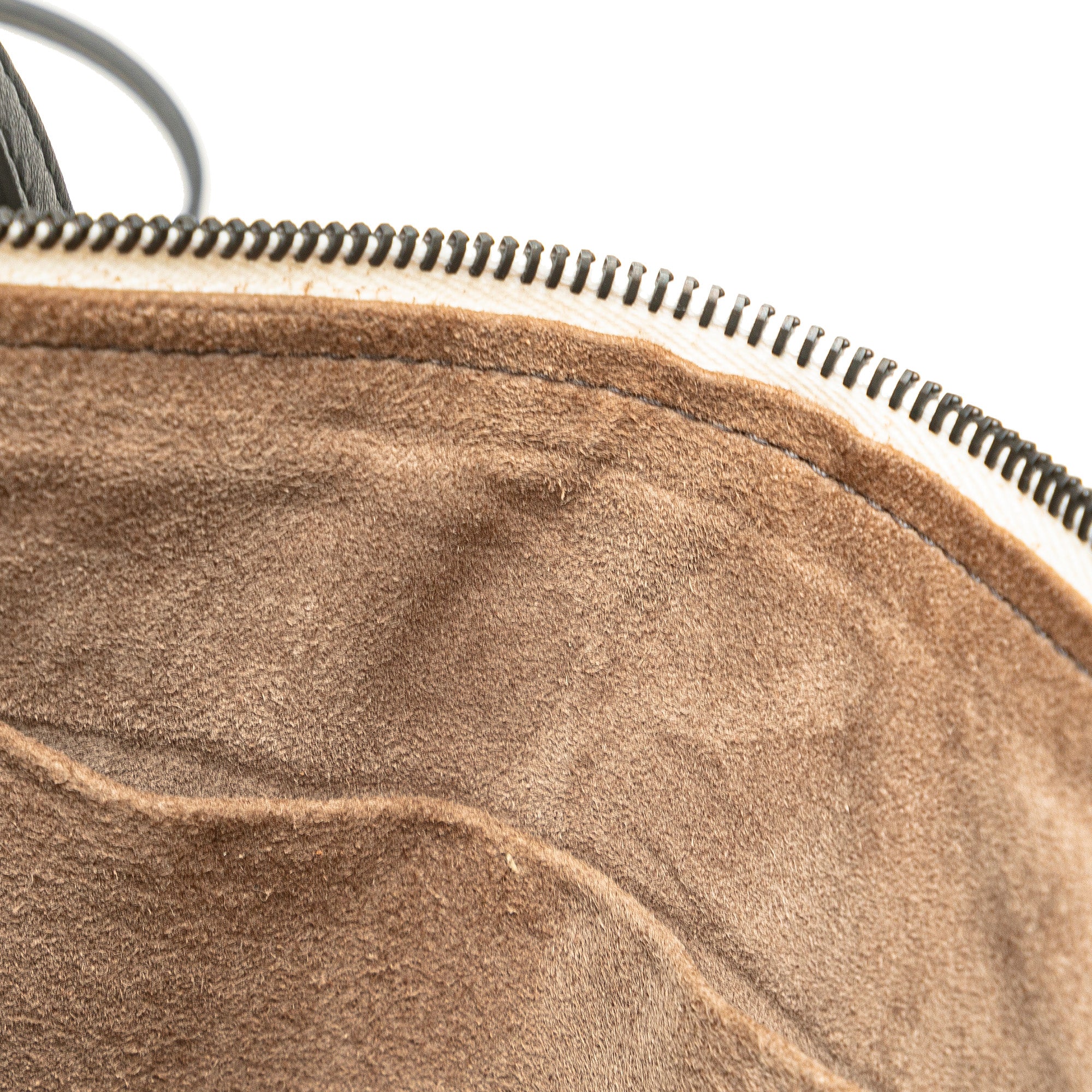 Bottega Veneta | Pre-Owned Nappa Intrecciato Check Grommet Palio Crossbody | White/Black