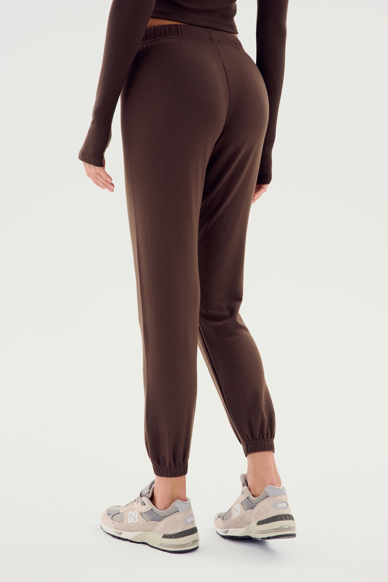 Sonja Fleece Sweatpant | Dark Chocolate