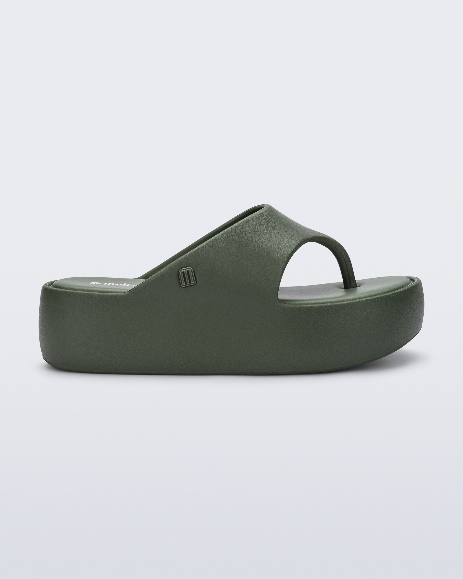Melissa Free Platform Thong | Green