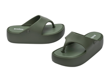 Melissa Free Platform Thong | Green