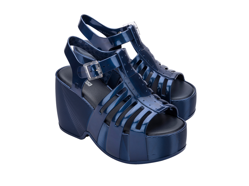 melissa_k64さん10-10-3 Station 79 Platform in Glitter Gold | Melissa Shoes US