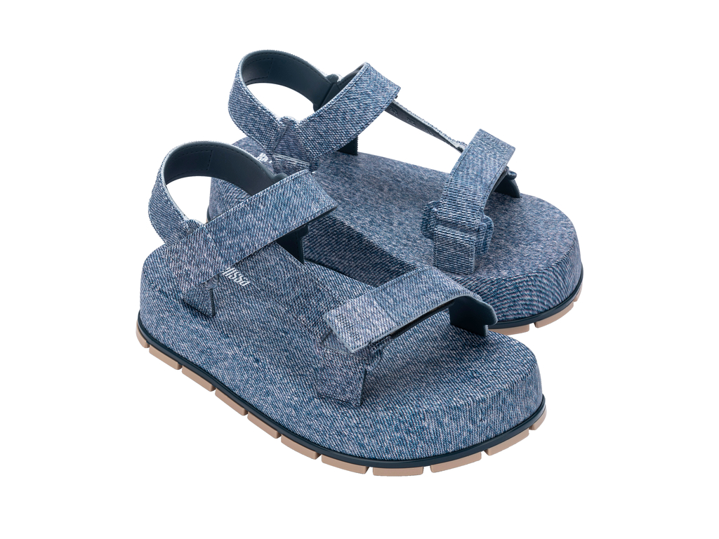 Melissa Flowing Platform Denim | Jeans Blue
