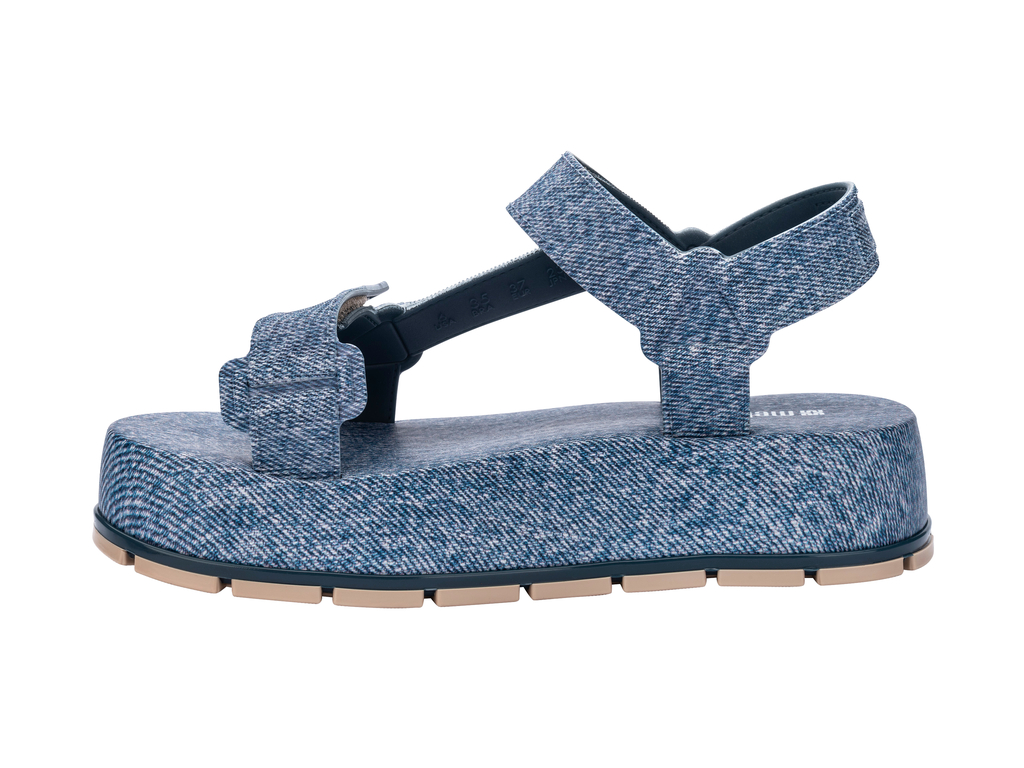 Melissa Flowing Platform Denim | Jeans Blue