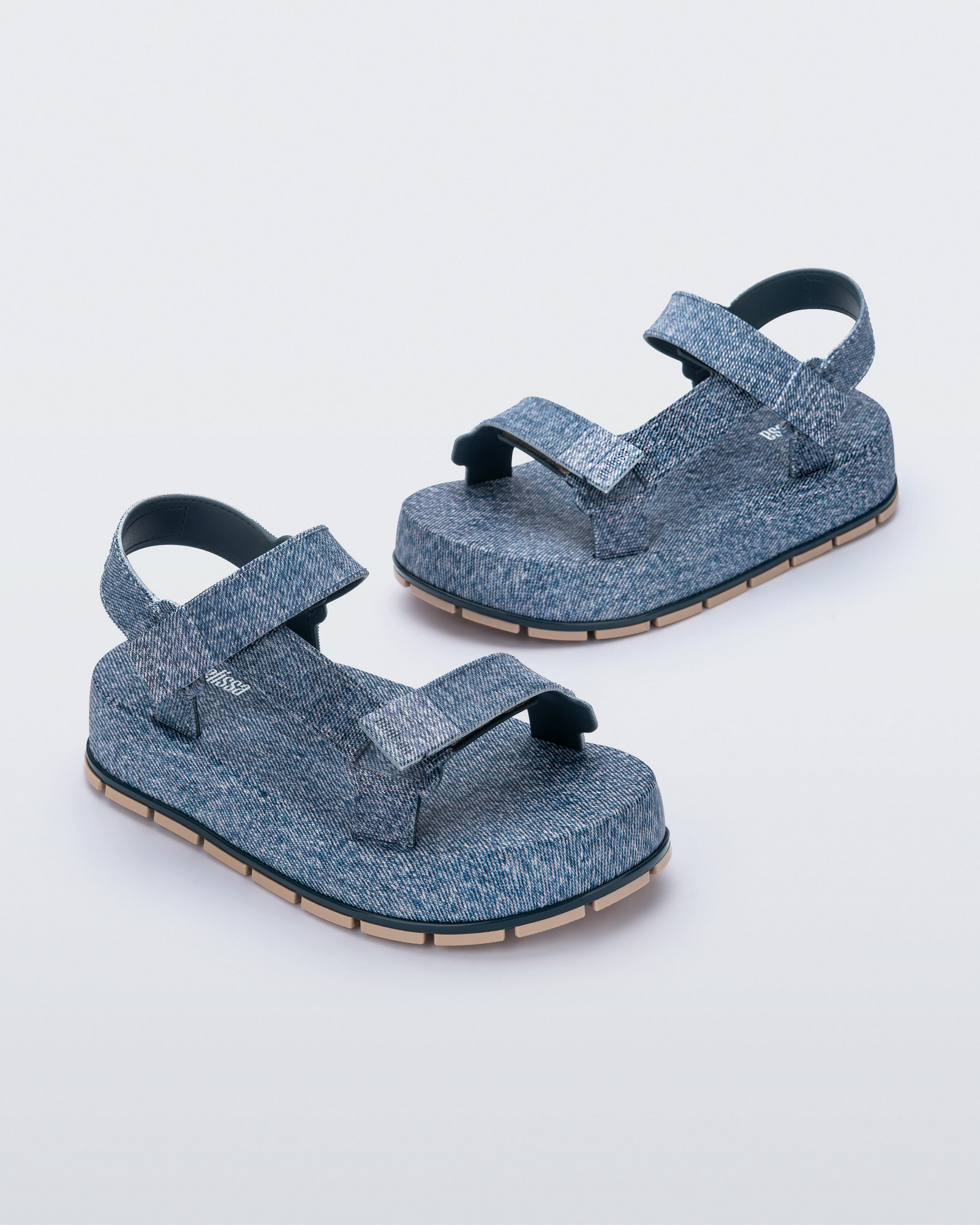 Melissa Flowing Platform Denim | Jeans Blue