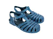 Possession Print Denim Sandal | Jeans Blue