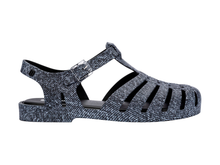 Possession Print Denim Sandal | Black Jeans
