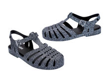 Possession Print Denim Sandal | Black Jeans