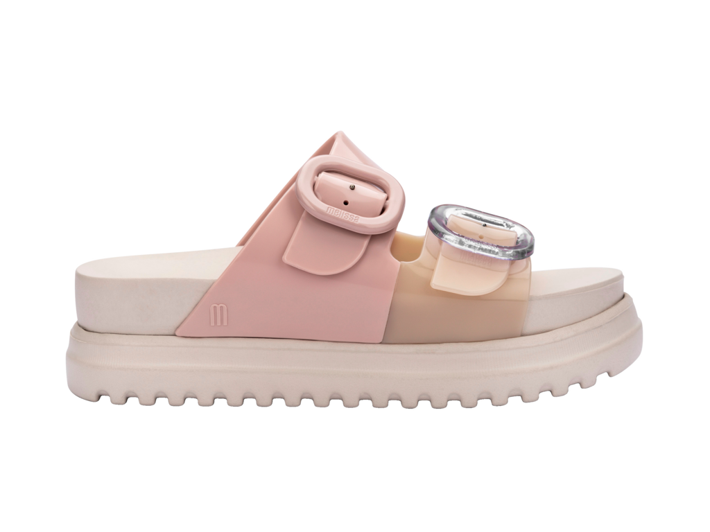 Melissa | Womens | Cozy Platform | Beige/Pink