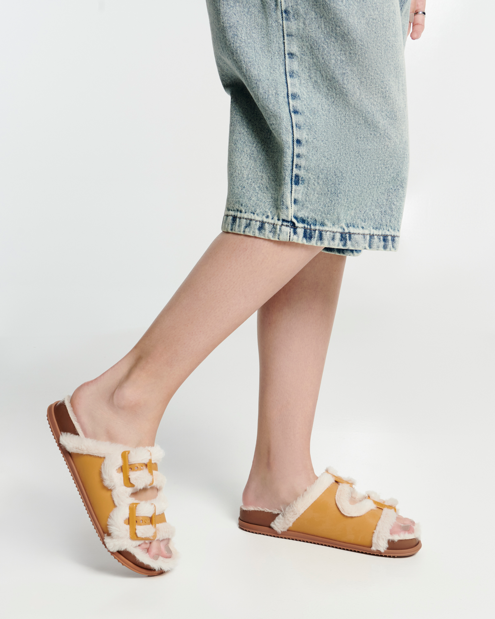 Cozy Warm Slide | Brown/Beige
