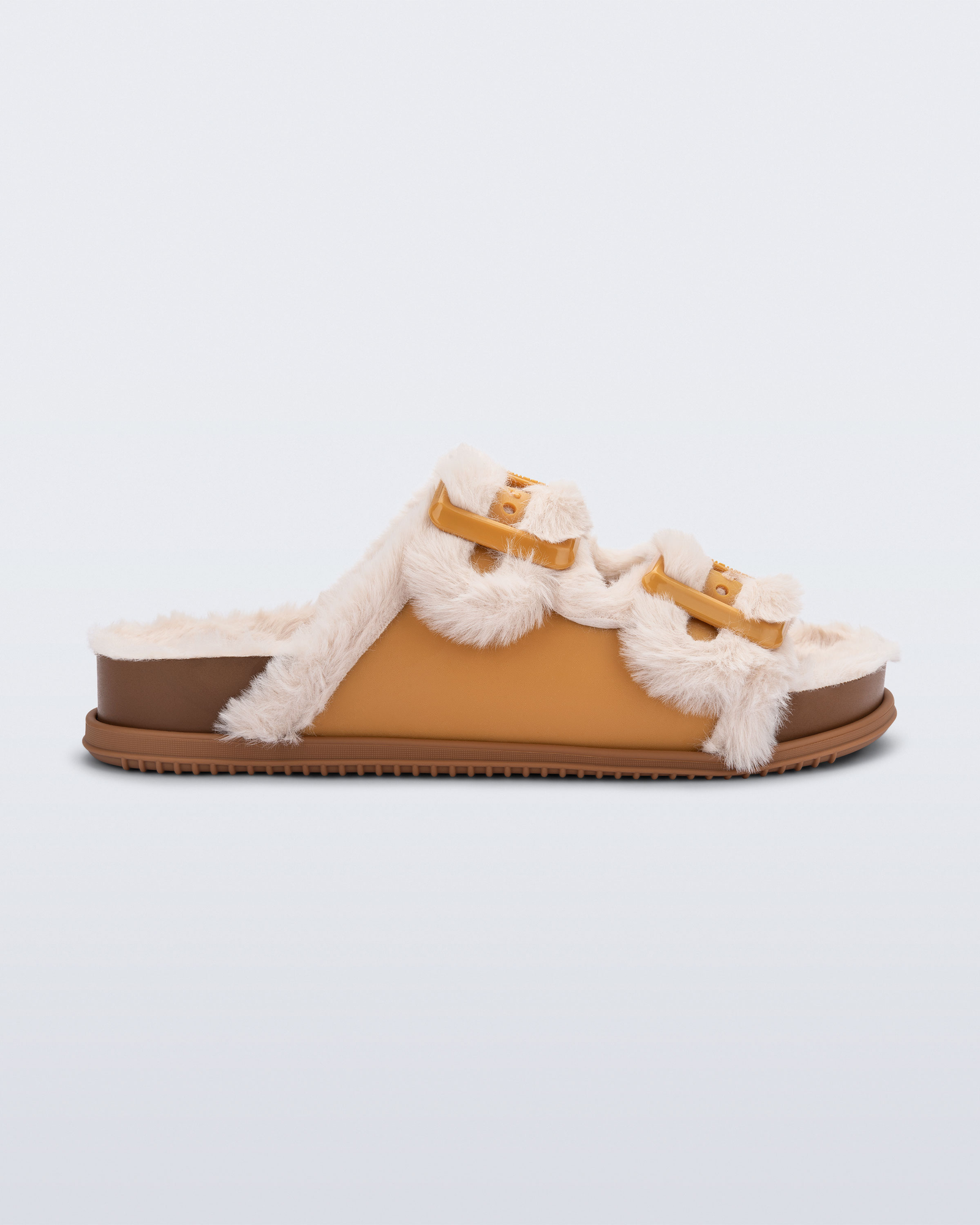 Cozy Warm Slide | Brown/Beige