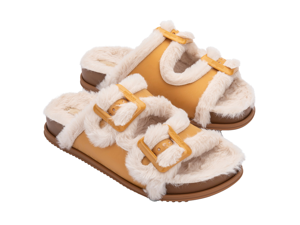 Cozy Warm Slide | Brown/Beige
