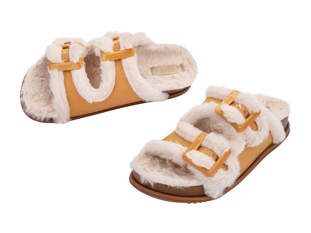 Cozy Warm Slide | Brown/Beige