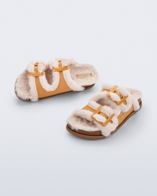 Cozy Warm Slide | Brown/Beige