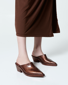 Womens | Texas Mule | Bronze Glitter
