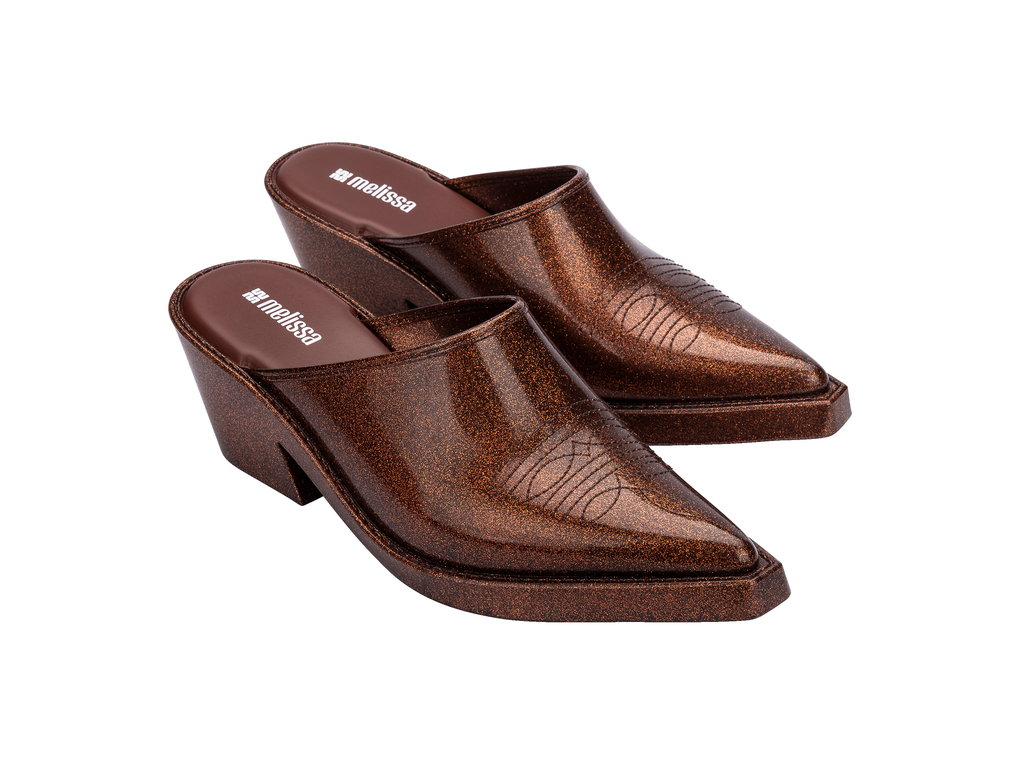 Womens | Texas Mule | Bronze Glitter