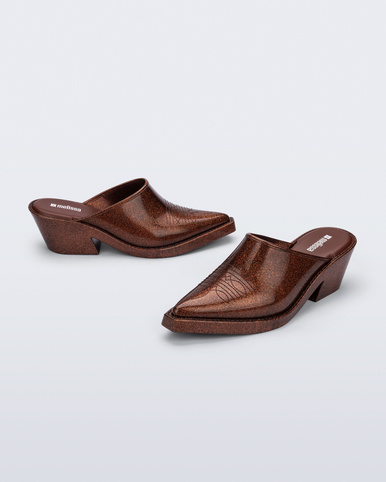 Womens | Texas Mule | Bronze Glitter