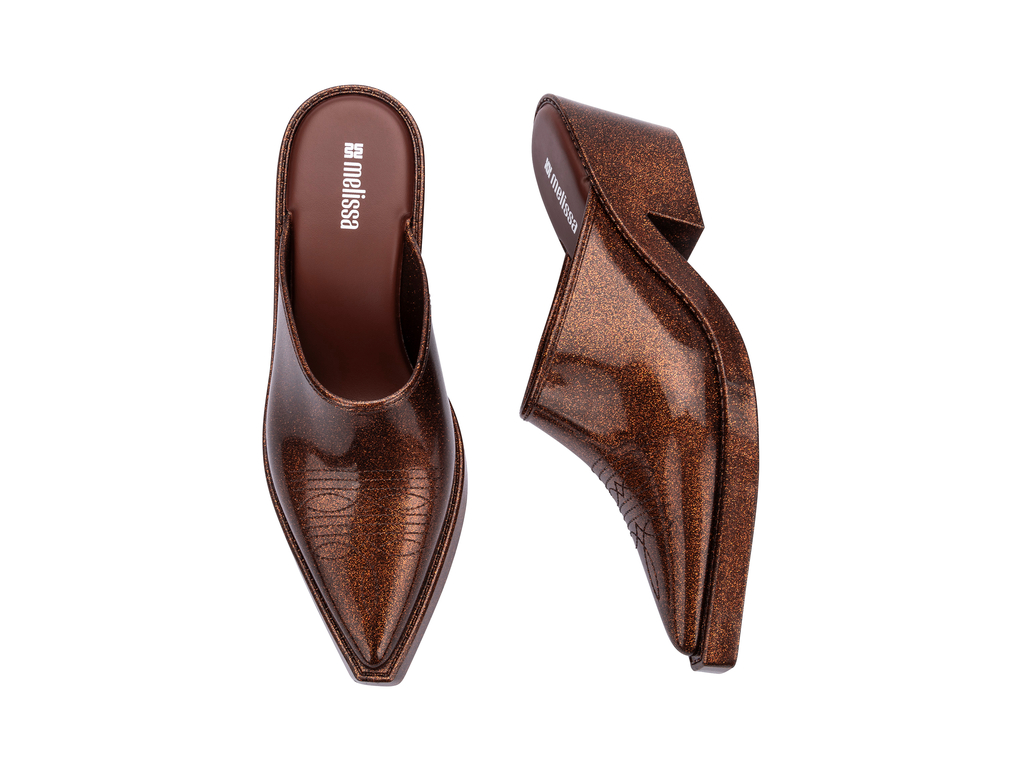 Womens | Texas Mule | Bronze Glitter