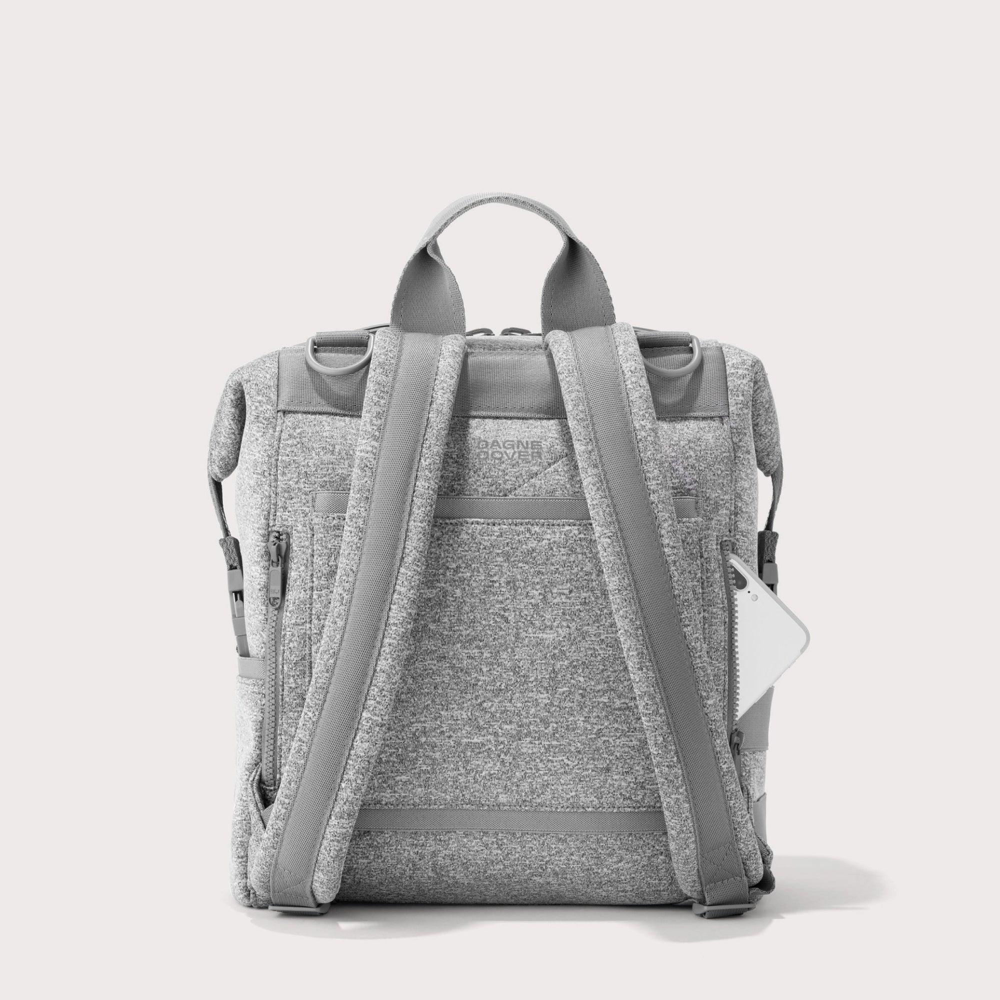 Indi Diaper Backpack | Heather Grey | Neoprene | Medium