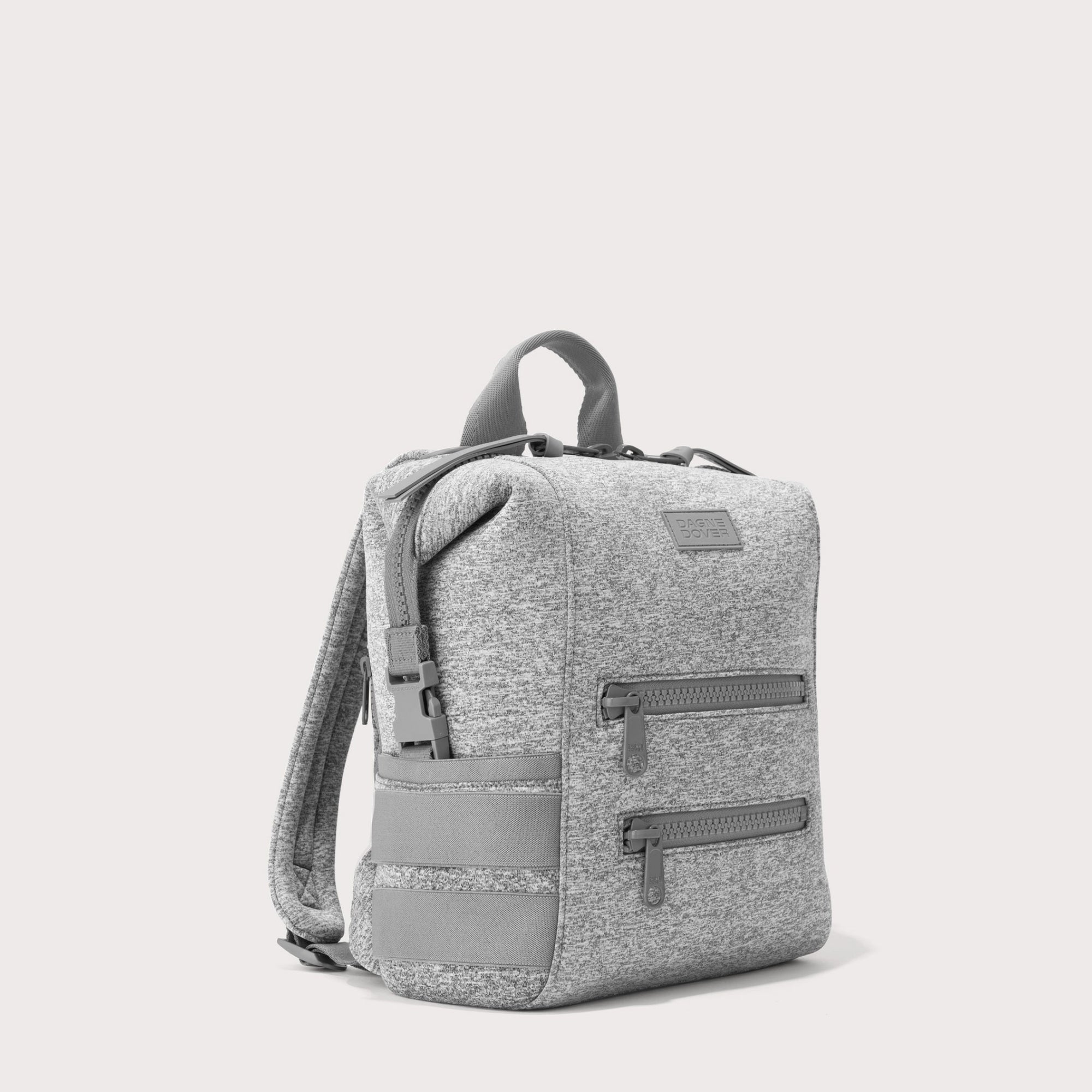 Indi Diaper Backpack | Heather Grey | Neoprene | Small