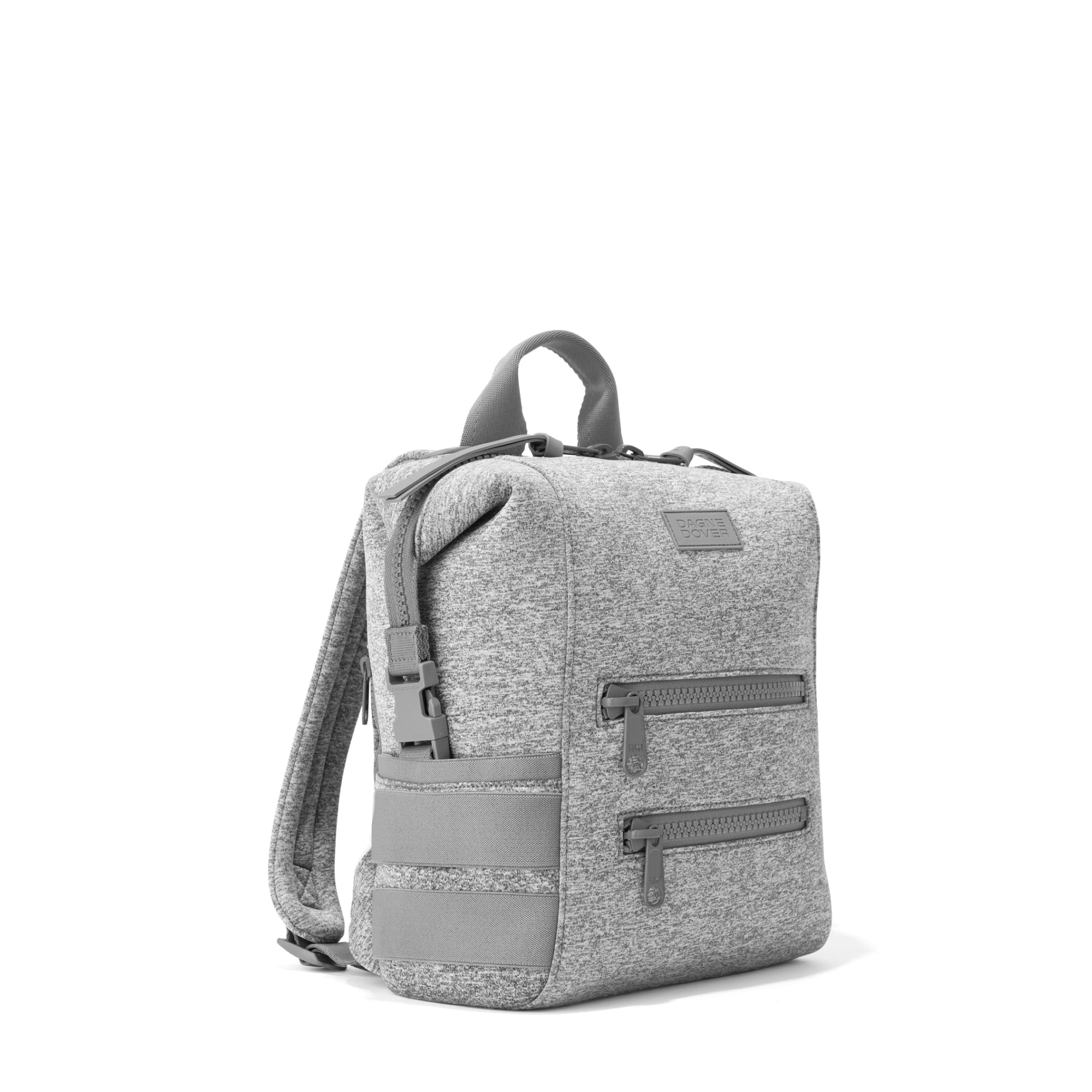 Indi Diaper Backpack | Heather Grey | Neoprene | Small