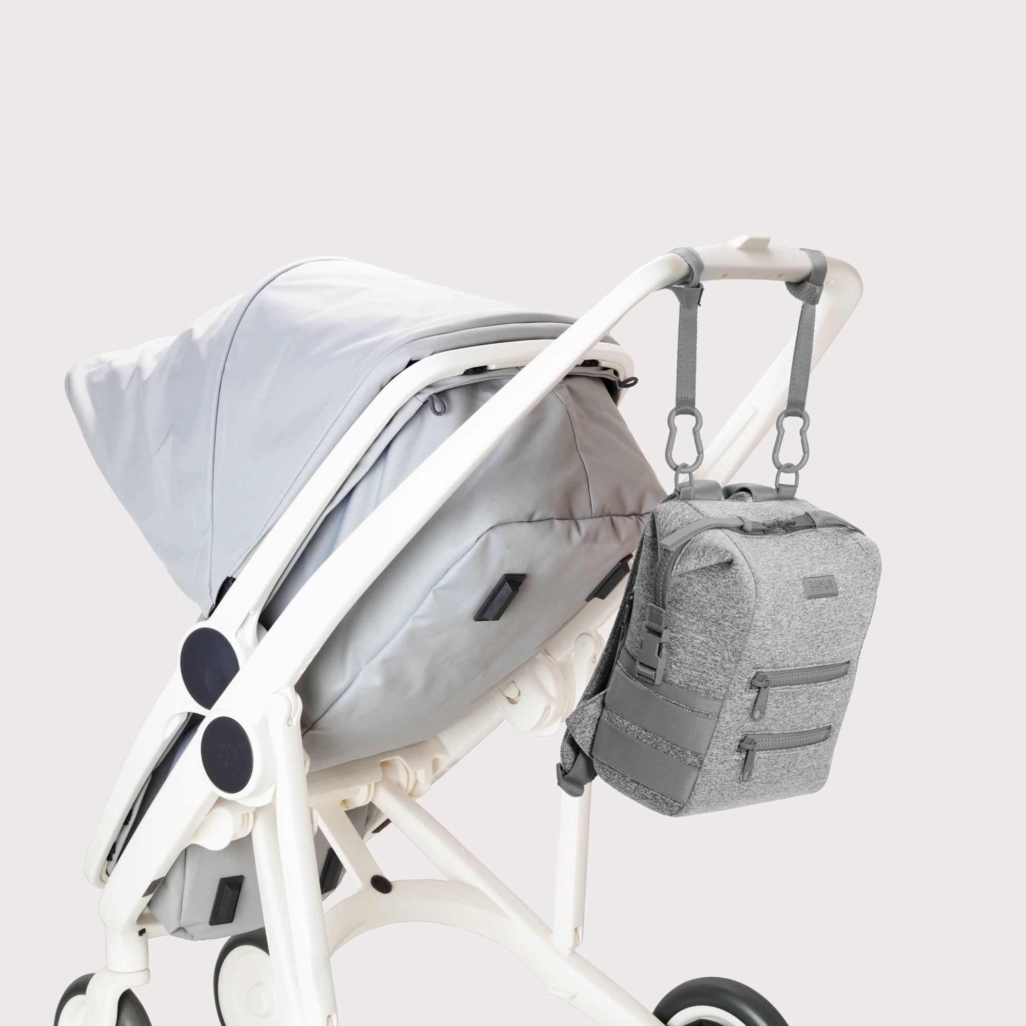 Indi Diaper Backpack | Heather Grey | Neoprene | Small