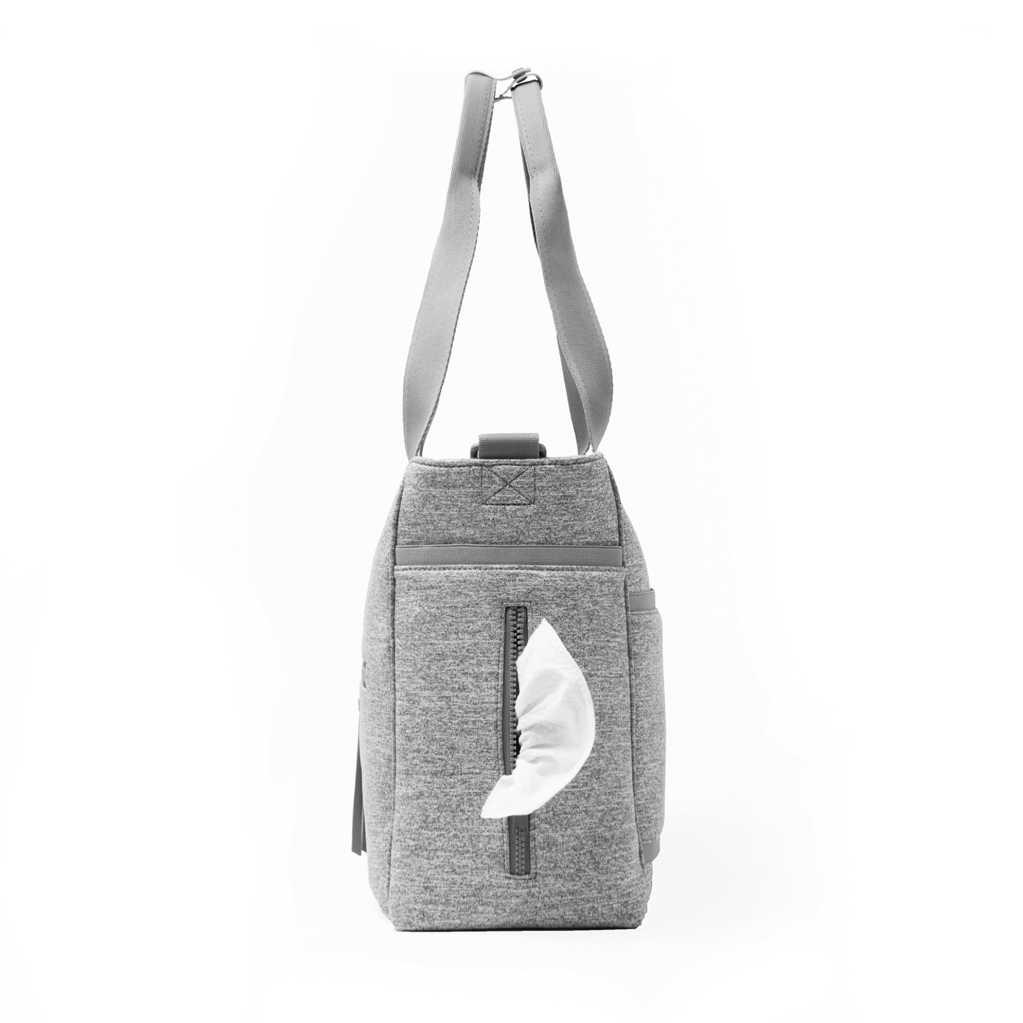 Wade Diaper Tote | Heather Grey | Neoprene | One Size