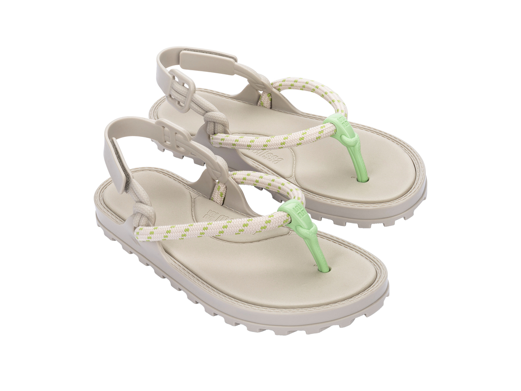 Bond Sandal | Beige/Green