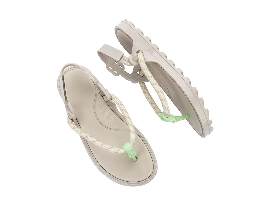 Bond Sandal | Beige/Green
