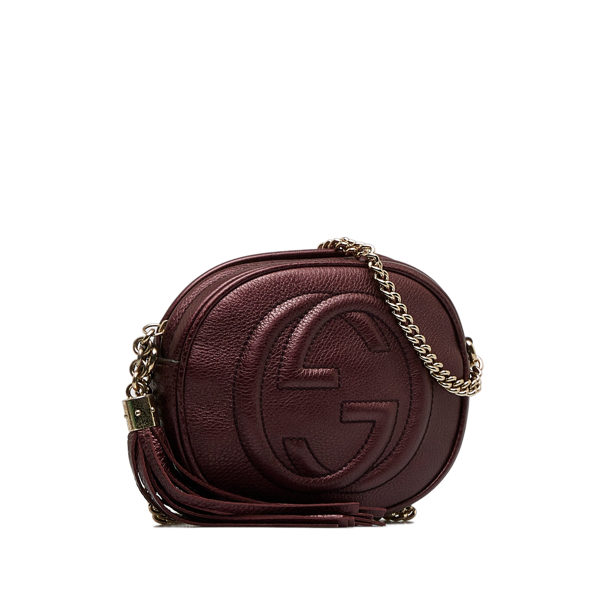 Gucci Pre-Owned Mini Soho Chain Crossbody | Women | Purple