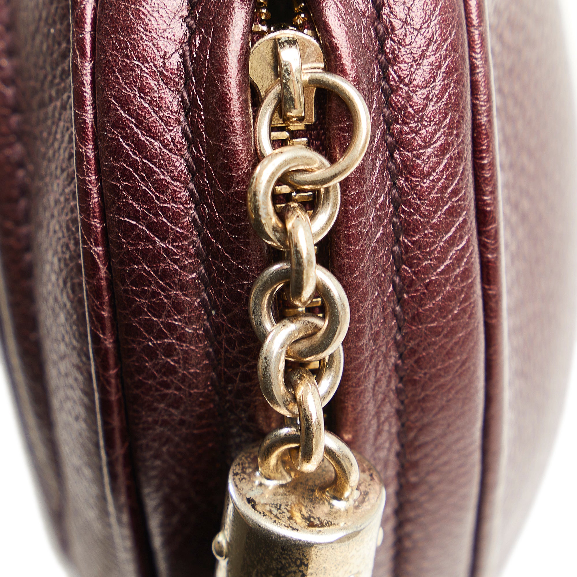 Gucci Pre-Owned Mini Soho Chain Crossbody | Women | Purple