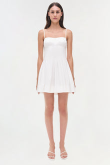 Womens | Kitt Cotton Mini Dress | White