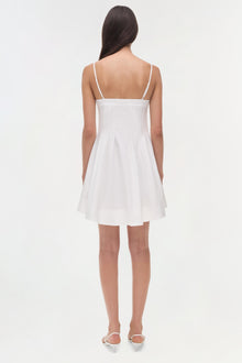 Womens | Kitt Cotton Mini Dress | White