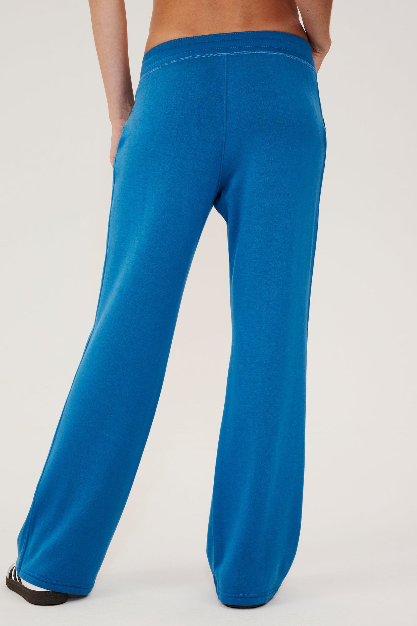 Raven Fleece Full Length Sweatpant | Stone Blue