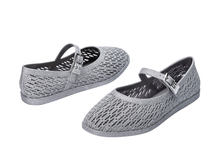 Womens | Harper Glitter Ballerina | Glitter Silver
