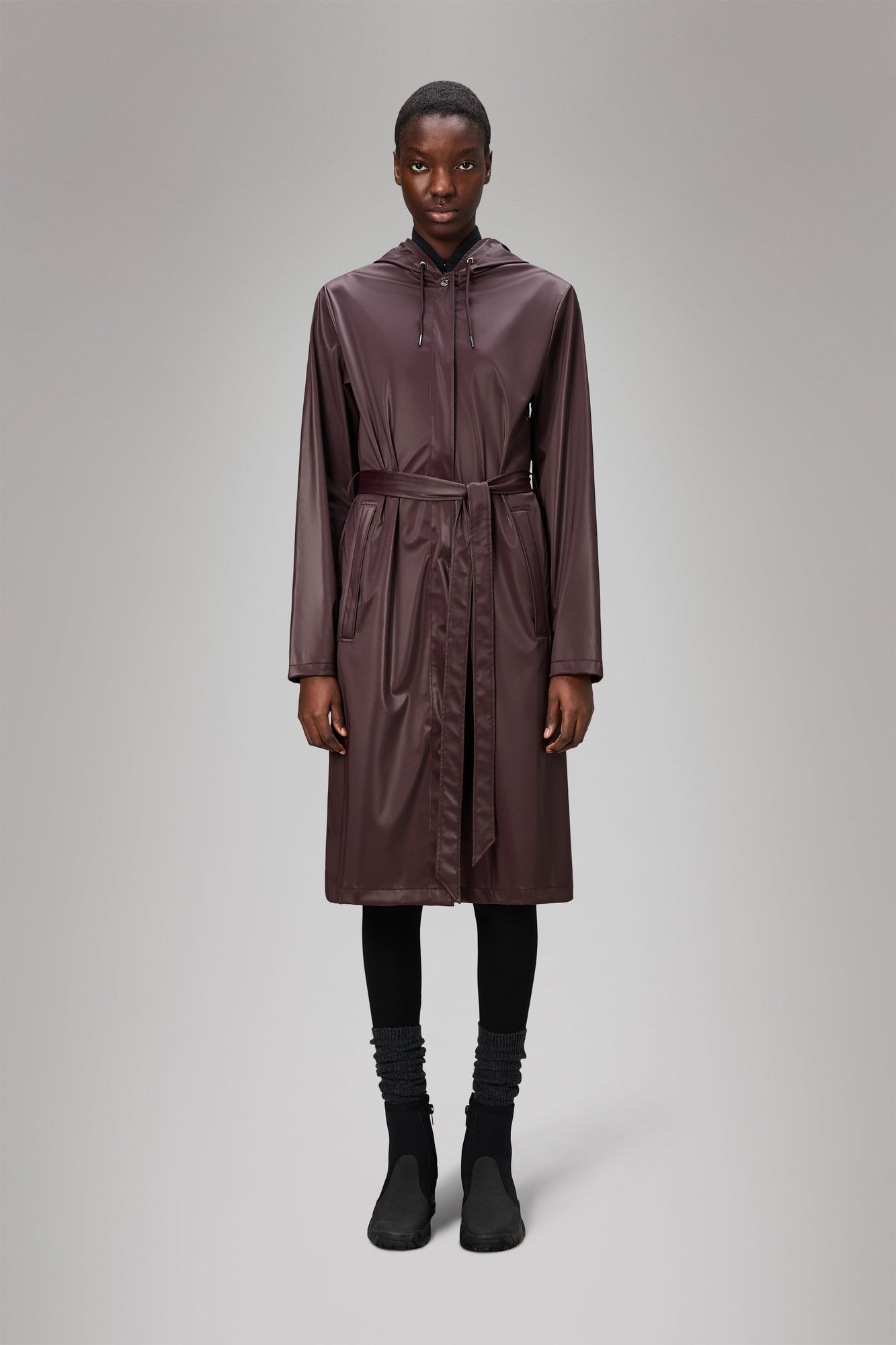 RAINS A-Line Longer W Jacket Depth Jacket