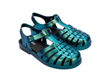 Womens | Possession Magic Sandal | Black/Metallic Green