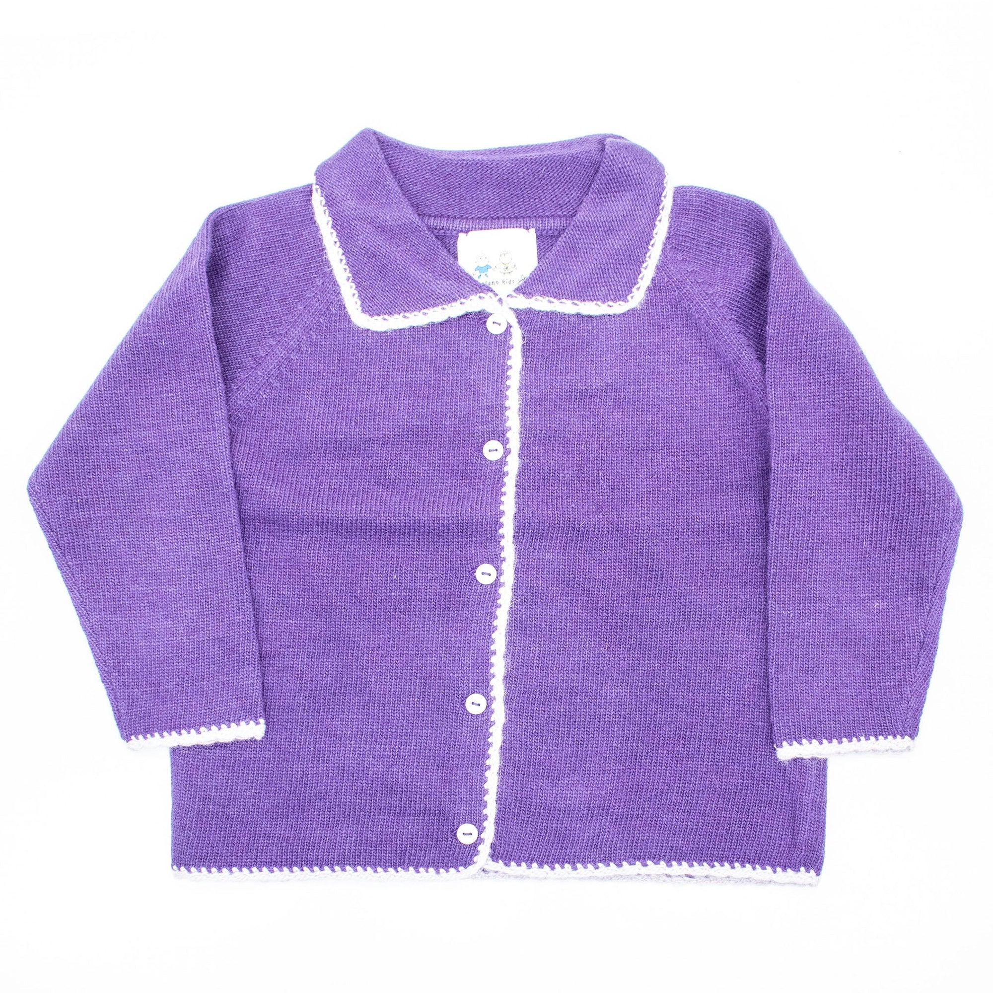 Baby Cardigan Sweater | Purple