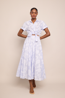 Carolina Skirt | Floral Clip Jacquard