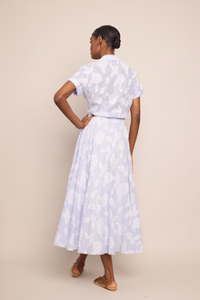 Carolina Skirt | Floral Clip Jacquard