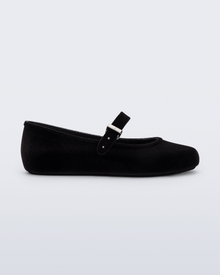 Soft Velvet II Ballerina | Black