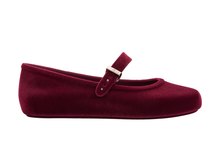 Soft Velvet II Ballerina | Red