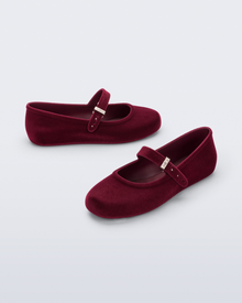 Soft Velvet II Ballerina | Red