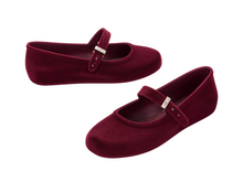 Soft Velvet II Ballerina | Red
