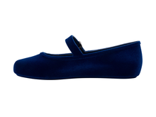 Soft Velvet II Ballerina | Blue